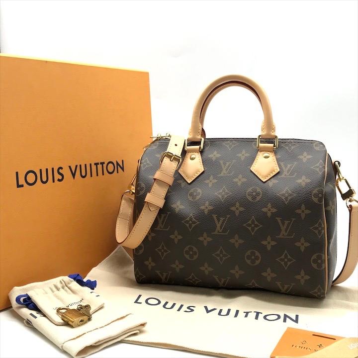 美品 LOUIS VUITTON ルイヴィトン モノグラム スピーディ バンドリエール 25 2WAY ハンド ショルダーバッグ カバン BAG m14803 美品 LOUIS VUITTON ルイヴィトン モノグラム スピーディ バンド