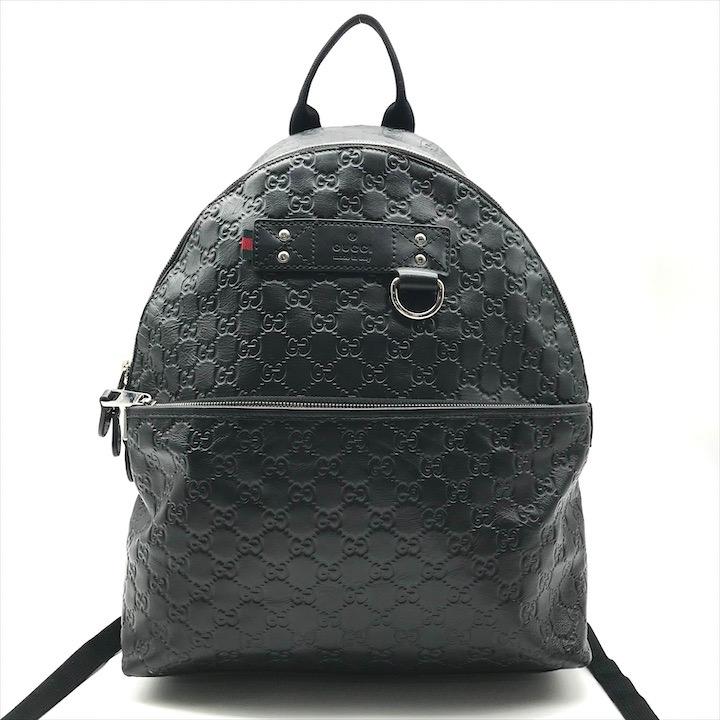 GUCCI リュック グッチ バックパック GG シマ 450967 美品 黒 GUCCI リュック グッチ バックパック GG シマ 450967 美品 黒 楽天市場