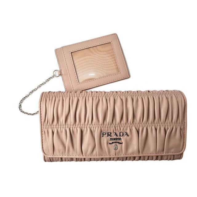 PRADA（プラダ） 財布 長財布/パスケース付 NAPPA GAUFRE/ナッパ 