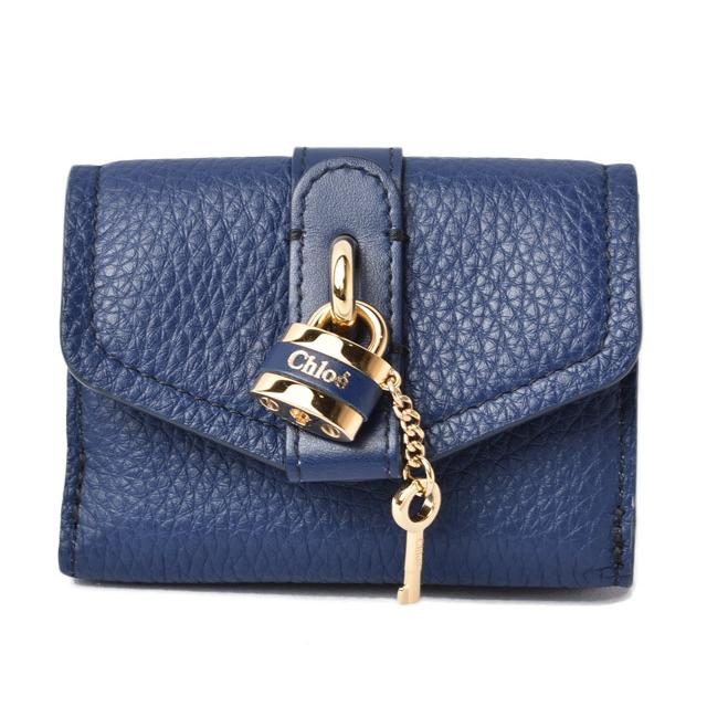 Chloe wallet ブルー-
