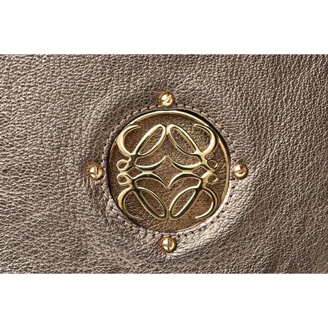 ロエベ ハンドバッグ/セミショルダーバッグ LOEWE シャンパンゴールド 