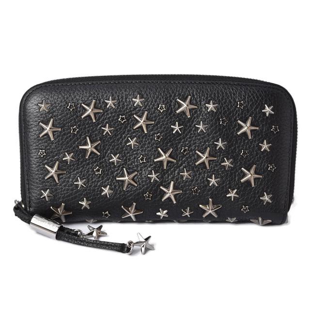 JIMMY CHOO 星型スタッズ ブラック長財布 JIMMY CHOO 星型スタッズ 長