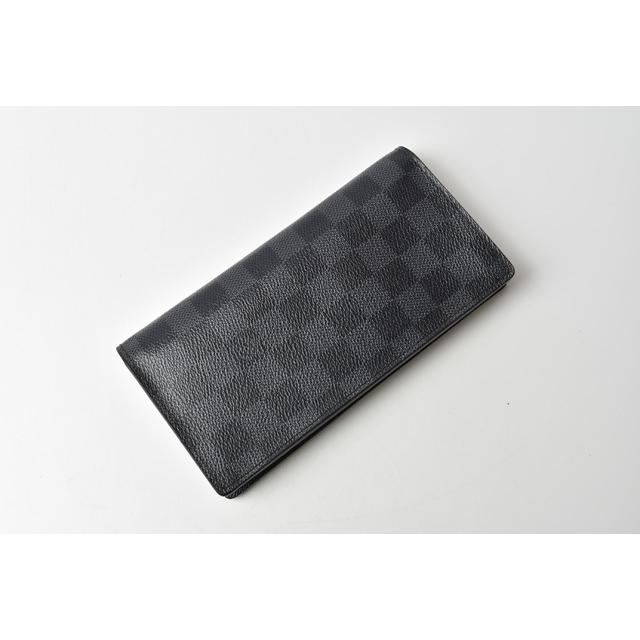 ルイヴィトン【未使用に近い】ダミエ　グラフィット　ポルトフォイユ　ブラザ　長財布 LOUIS VUITTON（ルイ・ヴィトン） 財布 中古 ダミエグラフィット 長