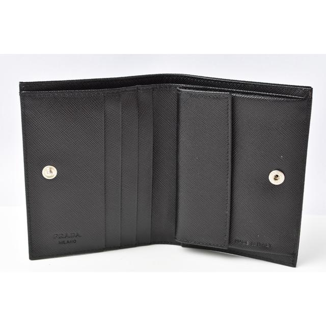 PRADA（プラダ） 財布 メンズ 折財布 m204 TESSUTO/ナイロン NERO