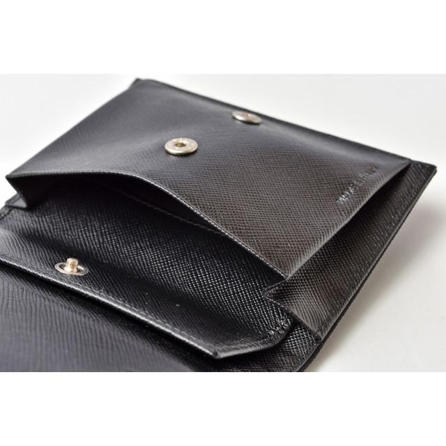 PRADA（プラダ） 財布 メンズ 折財布 m204 TESSUTO/ナイロン NERO