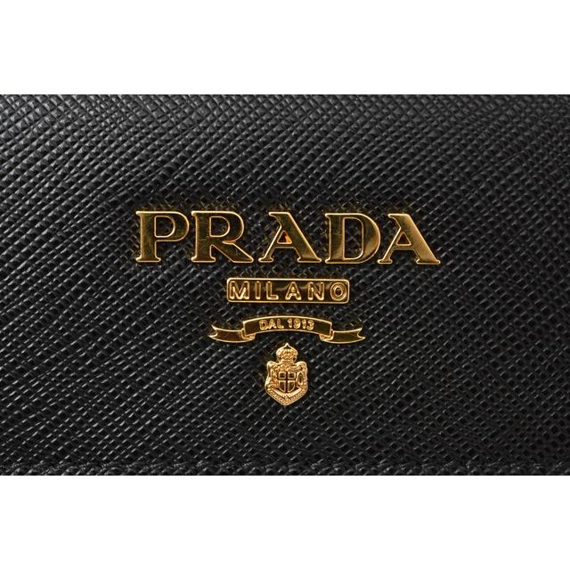 プラダ　キーケース/キーホルダー PRADA 6連 1PG222 SAFFIANO METAL/型押しレザー NERO/ブラック アウトレット｜brand-pit｜04