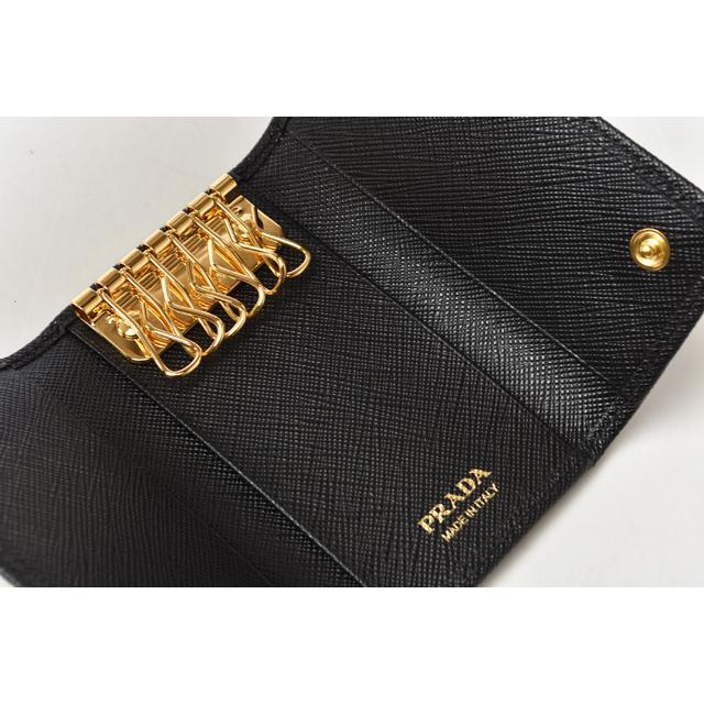 プラダ キーケース/キーホルダー PRADA 6連 1PG222 SAFFIANO METAL/型