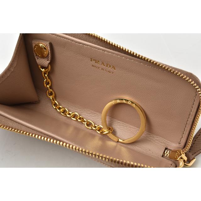 プラダ キーケース/コインケース PRADA 1PP026 SAFFIANO METAL