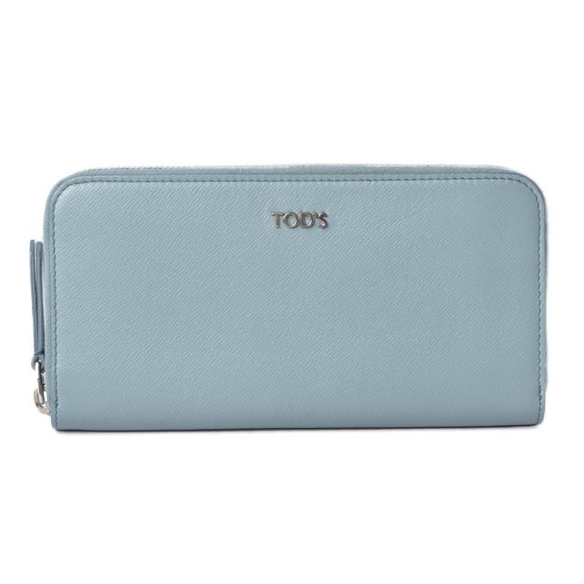 TOD'S トッズ 財布 長財布 ラウンドファスナー式 レザー ライト TOD'S トッズ 財布 長財布 ラウンドファスナー式 レザー ライト