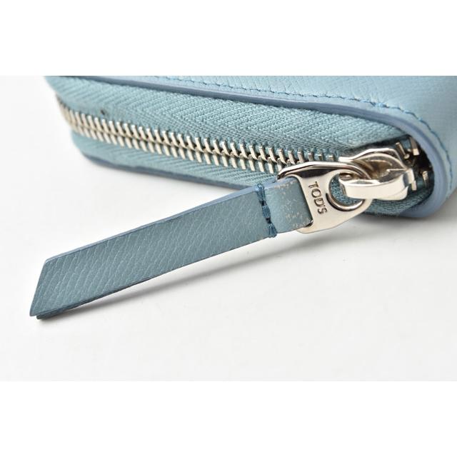TOD'S トッズ 財布 長財布 ラウンドファスナー式 レザー ライト TOD'S トッズ 財布 長財布 ラウンドファスナー式 レザー ライト