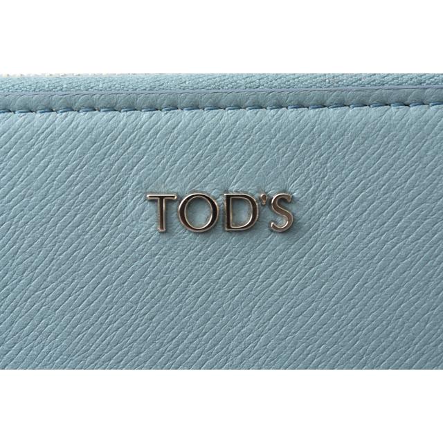 TOD'S トッズ 財布 長財布 ラウンドファスナー式 レザー ライト TOD'S トッズ 財布 長財布 ラウンドファスナー式 レザー ライト