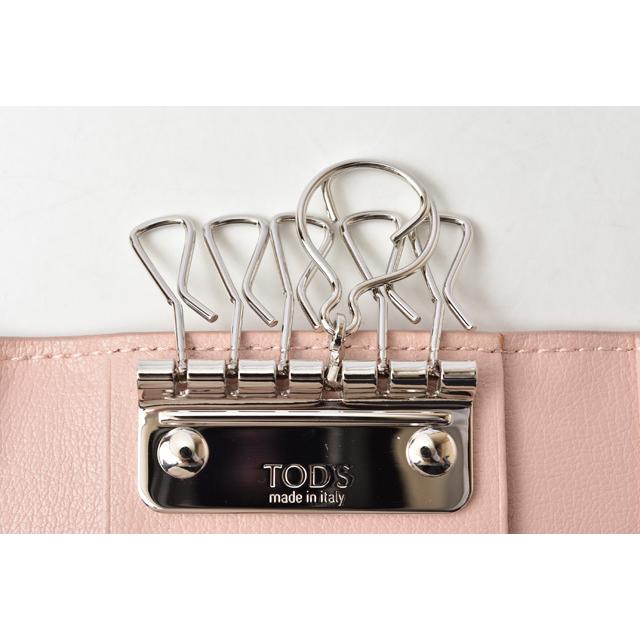 TOD'S トッズ キーケース レザー ライトピンク TOD'S トッズ キーケース レザー ライトピンク