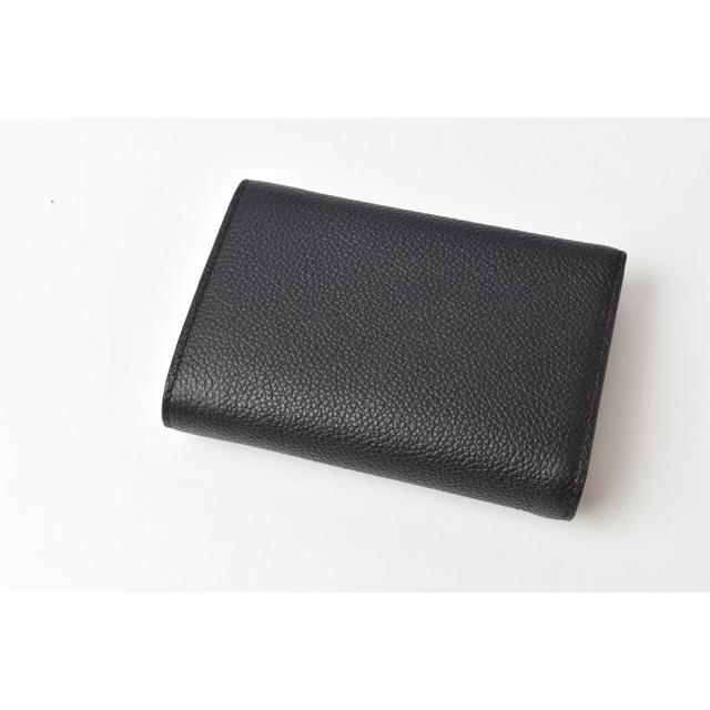 TOD'S トッズ 財布 三つ折り 折財布 レザーダブルTT ブラック TOD'S トッズ 財布 三つ折り 折財布 レザーダブルTT ブラック