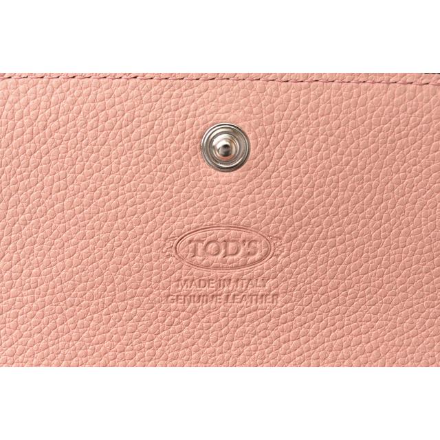 TOD'S トッズ 財布 三つ折り 折財布 レザーダブルTT ブラック TOD'S トッズ 財布 三つ折り 折財布 レザーダブルTT ブラック