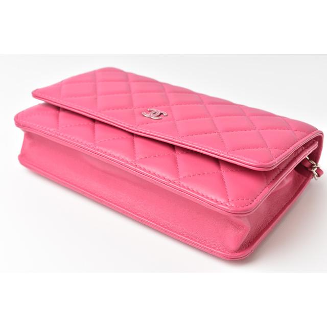 キャビアスキン シャネル チェーンウォレット/ショルダーバッグ/長財布