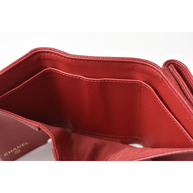 キャビアスキン シャネル ミニ財布/3つ折財布 CHANEL 財布 ココ キャビアスキン シャネル ミニ財布/3つ折財布 CHANEL 財布 ココ