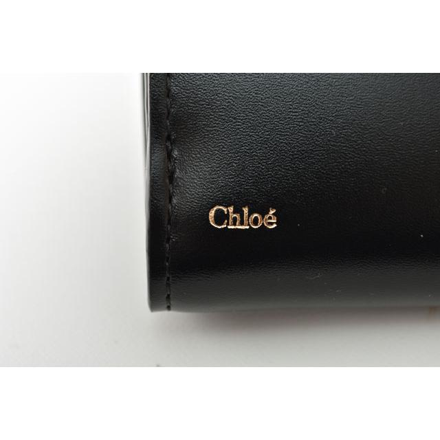 クロエ ミニ財布/ミニウォレット Chloe 財布 KIKI スモールパース/ウォレット ブラック/ベージュ爆買の画像