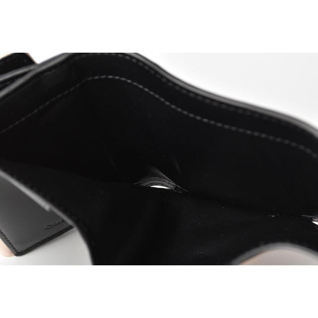 クロエ ミニ財布/ミニウォレット Chloe 財布 KIKI スモールパース/ウォレット ブラック/ベージュ爆買の画像