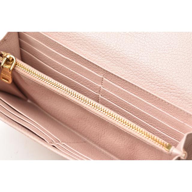 miu miu（ミュウミュウ） 財布 長財布 5M1109 MADRAS/マドラス ゴート