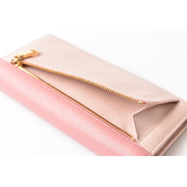 miu ミュウミュウ 財布 miumiu 長財布 5M1109 MADRAS/マドラス ゴート 