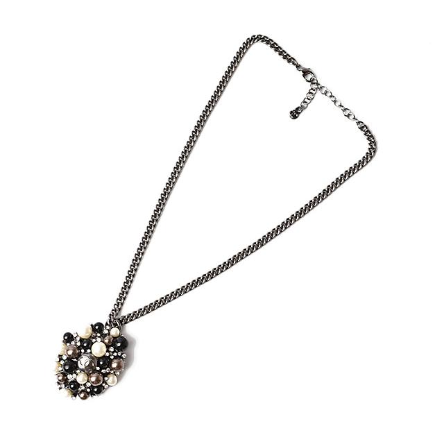 シャネル ネックレス/ペンダント CHANEL CCマーク ラインストーン 