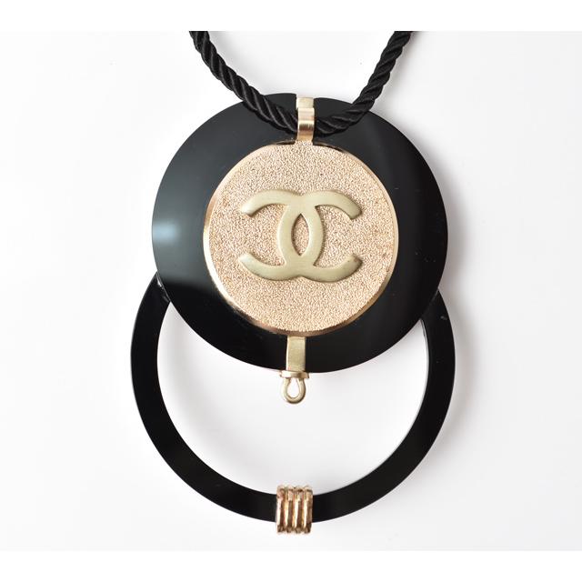 CHANEL シャネル チョーカー/ネックレス ココマーク ブラック CHANEL シャネル チョーカー/ネックレス ココマーク ブラック
