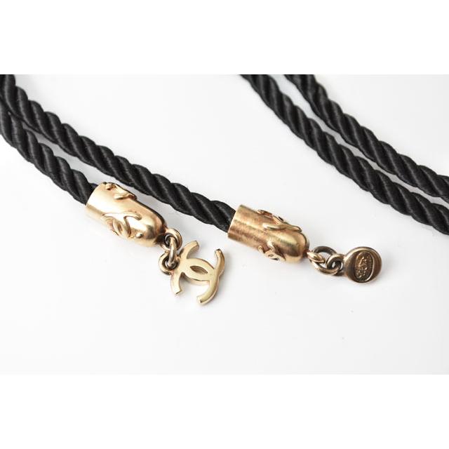 CHANEL シャネル チョーカー/ネックレス ココマーク ブラック CHANEL シャネル チョーカー/ネックレス ココマーク ブラック