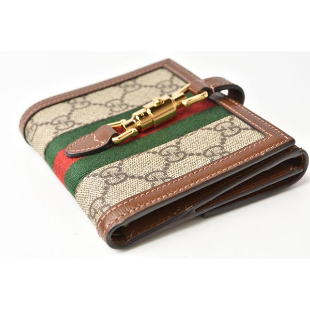 Gucci グッチ 財布 カーフ ジャッキー ベージュ 日本限定 ダブルG バイ