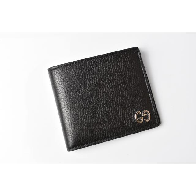 ✨美品✨GUCCI 折り財布　ドリアン　シマ　シグネチャー　レザー　ブラック グッチシマ グッチ 財布 GUCCI 札入れ/折財布 473916 DORIAN/ドリアン