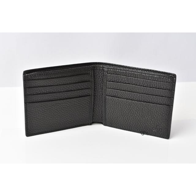 ✨美品✨GUCCI 折り財布　ドリアン　シマ　シグネチャー　レザー　ブラック グッチシマ グッチ 財布 GUCCI 札入れ/折財布 473916 DORIAN/ドリアン
