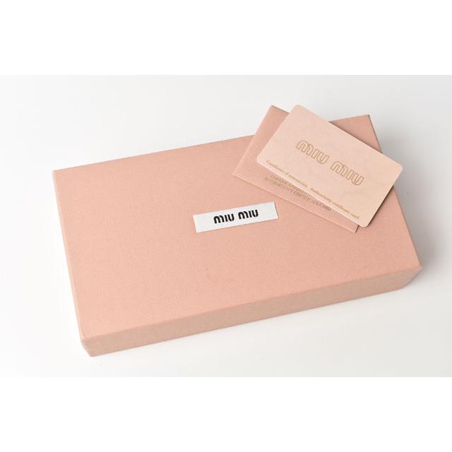 miu miu（ミュウミュウ） 財布 未使用 長財布 5MH1109 MATELASSE