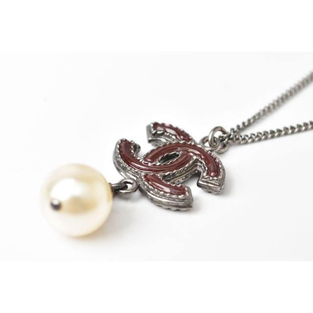 CHANEL パールネックレス ロゴモチーフ パールで華やか♡【CHANEL 】シャネル ロゴネックレス (CHANEL