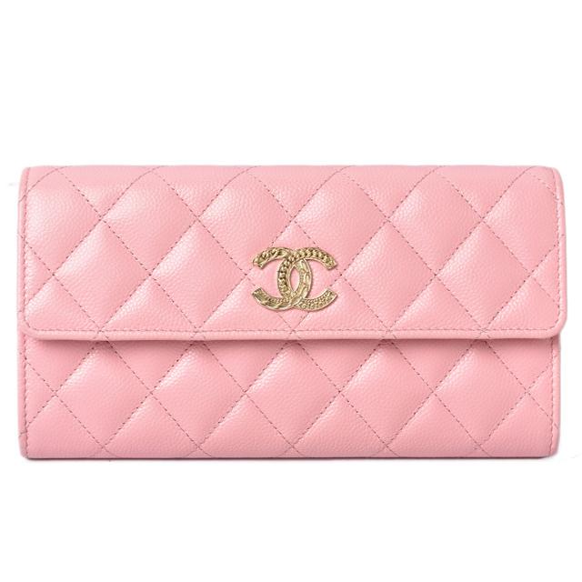 キャビアスキン シャネル 財布 CHANEL 長財布 ココマーク/CC キャビアスキン シャネル 財布 CHANEL 長財布 ココマーク/CC