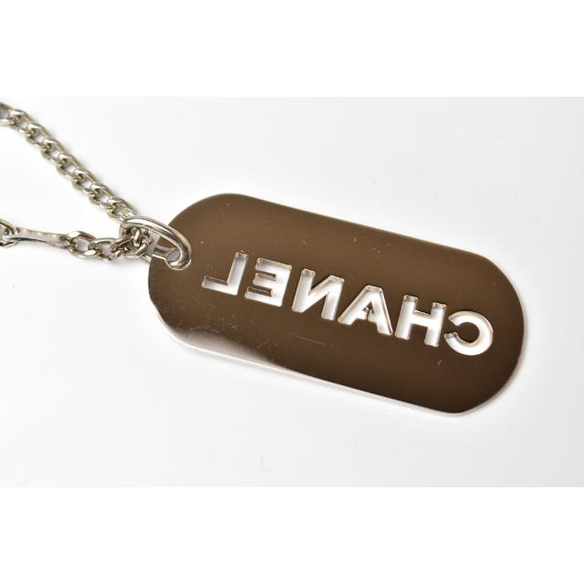 シャネル☆ドックタグ.ロゴプレート CHANEL キーリングとドックタグ.ロゴプレート