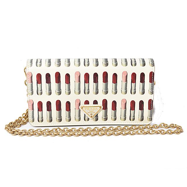 PRADA プラダ 財布/チェーンウォレット/クラッチバッグ/スマホ収納 長  