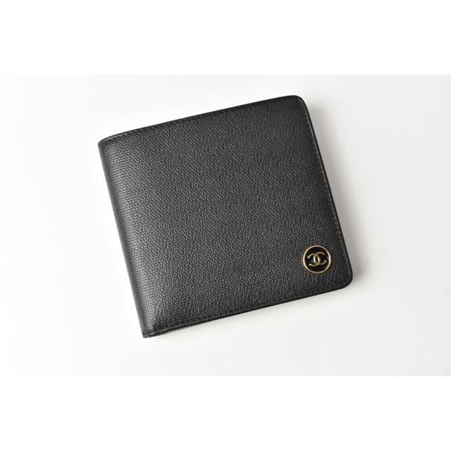 キャビアスキン シャネル 財布 メンズ向け CHANEL 二つ折/折財布 キャビアスキン シャネル 財布 メンズ向け CHANEL 二つ折/折財布