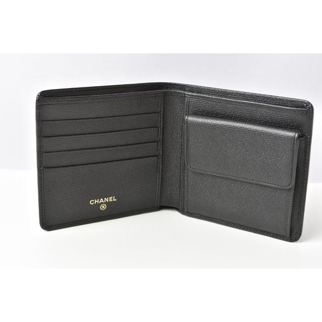 キャビアスキン シャネル 財布 メンズ向け CHANEL 二つ折/折財布 キャビアスキン シャネル 財布 メンズ向け CHANEL 二つ折/折財布