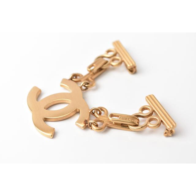 【美品】CHANEL ヴィンテージ　ピン　ブローチ　ココマーク　ゴールド CHANEL（シャネル） ブローチ ピンブローチ ココマーク ヴィンテージ
