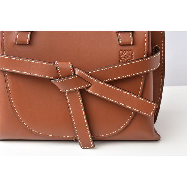 ロエベ ハンドバッグ/ゲート トップハンドル ミニ/ショルダーバッグ 2way LOEWE バッグ レザー ブラウン 321.56.Z99｜brand-pit｜05