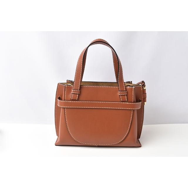 ロエベ ハンドバッグ/ゲート トップハンドル ミニ/ショルダーバッグ 2way LOEWE バッグ レザー ブラウン 321.56.Z99｜brand-pit｜06