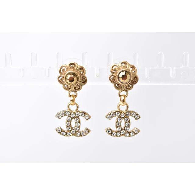 CHANEL CCロゴ ゴールドピアス シャネル CHANEL ピアス ココマーク CCマーク ゴールド