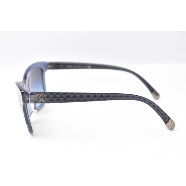 CHANEL グレー サングラス オクタゴナルデザイン CHANEL グレー