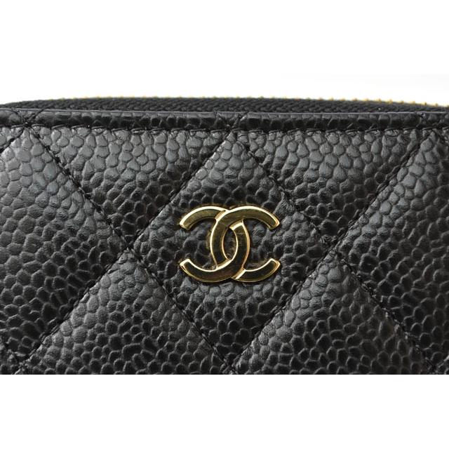 キャビアスキン シャネル コインケース/カードケース CHANEL ミニ財布