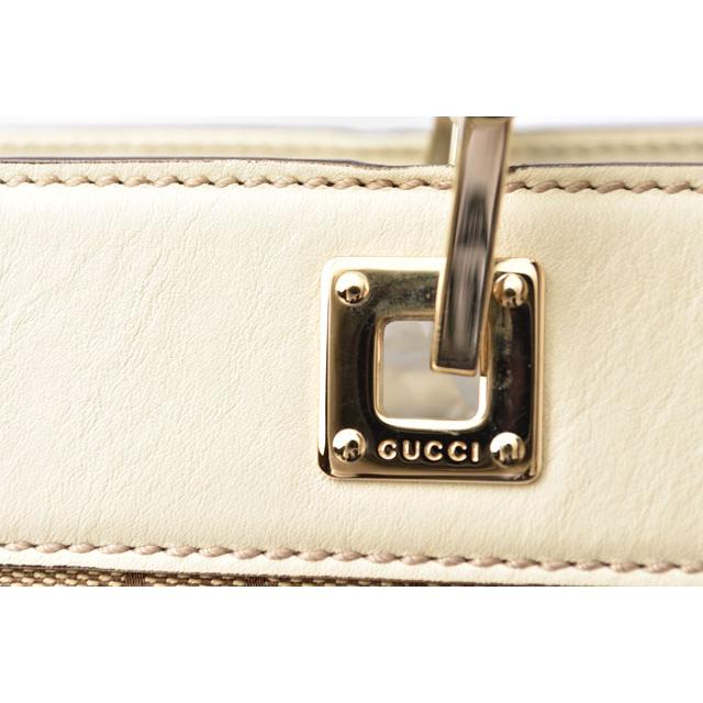 GG グッチ トートバッグ GUCCI ロゴプレート GGブラウン/ベージュ
