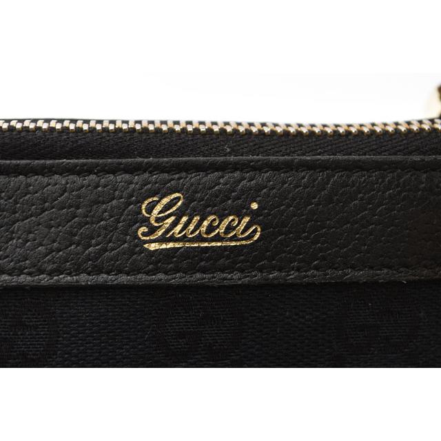 GG グッチ ハンドバッグ GUCCI バッグ GGキャンバス ブラック/ブラック
