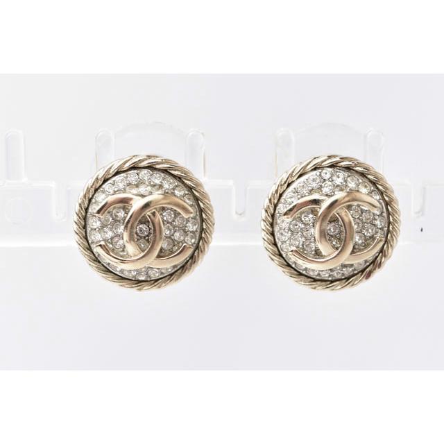 CHANEL（シャネル） ピアス サークルモチーフ ロゴ/CC ゴールド ライン