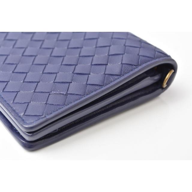 【美品】希少カラー ボッテガヴェネタ 長財布 イントレチャート メタリック BOTTEGA VENETA（ボッテガ・ヴェネタ） 長財布/チェーンウォレット