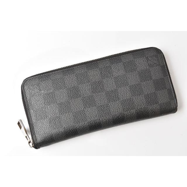 ルイヴィトン LOUIS VUITTON 長財布 ダミエグラフィット ヴェルティカル ジッピーウォレット N63095 ブラック LOUIS VUITTON（ルイ・ヴィトン） 財布 メンズ ダミエ・グラフィット