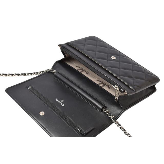 キャビアスキン シャネル チェーンウォレット/長財布/マルチウォレット