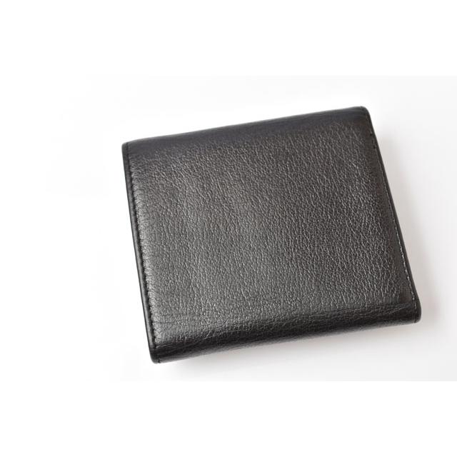 シャネル 三つ折財布  CHANEL コンパクト財布 カメリア ラムスキン 13番台 ブラック ABランク CHANEL（シャネル） 財布 三つ折 コンパクト財布 カメリア ラムスキン